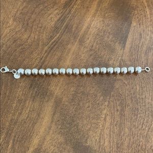 Tiffany sterling silver ball bracelet